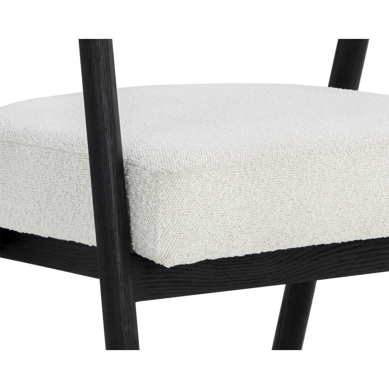 Sova Black / Copenhagen White Dining Armchair